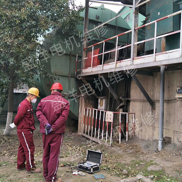 六安风机维修现场